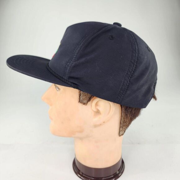 Halhimer Headwear Geo Hat Black Adjustable SnapBack Tracker Cap Hats - Picture 3 of 10